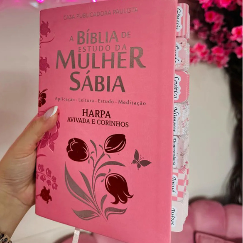 Bíblia de Estudo da Mulher Sábia | COM ABAS | LETRAS GIGANTE