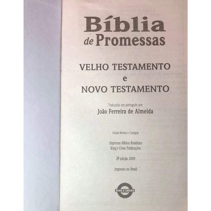 Kit com 3 Bíblias Sagrada Tamanho Grande com Harpa Palavras de Jesus em Vermelho Capa Dura (Kit B)